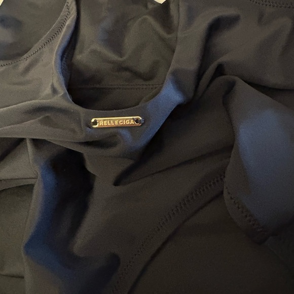 RELLEGIGA Black THONG One-Piece 
Swimsuits/t Gold Logo Label - Picture 8 of 8